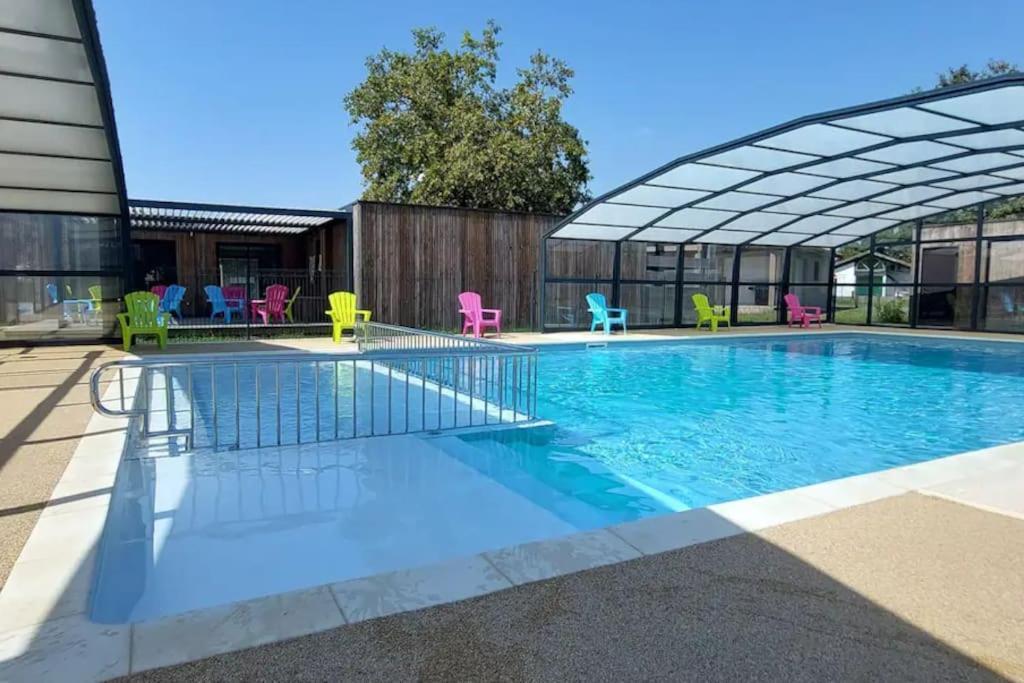 Chalet Le Bergeronnette Labouheyre Exterior foto